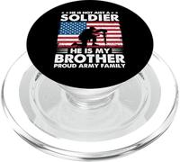 Pas Seulement Un Soldat, il est Mon frère, la fière sœur de l'armée PopSockets PopGrip pour MagSafe