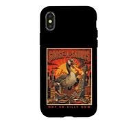 Pas si Stupide Maintenant Goose-a-Saurus Kaiju Monster City Attack Coque pour iPhone X/XS