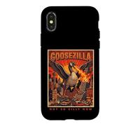 Pas si Stupide Maintenant, Le Monstre rétro Goosezilla City Attack Coque pour iPhone X/XS