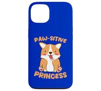 Pas-sitive Princess Cute Corgi, Amoureuse des Chiens Coque pour iPhone 13