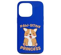 Pas-sitive Princess Cute Corgi, Amoureuse des Chiens Coque pour iPhone 13 Pro
