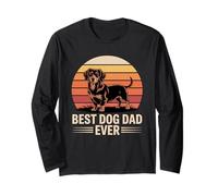 Pas-sitive Vibes Only Dog Best Dad Mom I Love Dogs Manche Longue