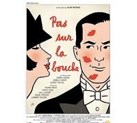 Pas Sur La Bouche - Alain Resnais - Sabine Azéma - 40X54Cm Affiche Cinema Originale
