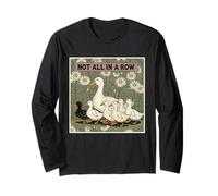 Pas Toutes d'affilée Mama Duck Cute Funny Cottagecore Vintage Manche Longue