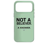 Pas Un croyant, Un connaisseur, Alien Face Space Coque pour iPhone 17 Pro Max