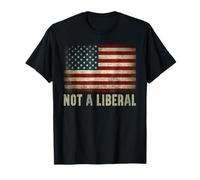 Pas Un Drapeau américain Vintage libéral, 4 Juillet, Conservateur T-Shirt