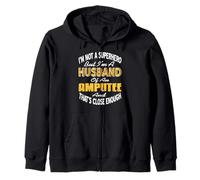 Pas Un Héros Juste Mari d’Amputée Fièrement Assez Sweat à Capuche