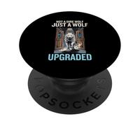 Pas Un Loup géant, Juste Un Loup amélioré Amoureux PopSockets PopGrip Adhésif