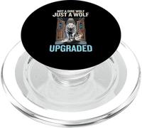 Pas Un Loup géant, Juste Un Loup amélioré Amoureux PopSockets PopGrip pour MagSafe