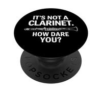 Pas Une Clarinette Comment Osez-Vous Humour Musique PopSockets PopGrip Adhésif