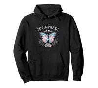 Pas Une Lune de Phase, Un Papillon transgenre LGBT, Une fierté Trans Sweat à Capuche