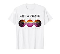 Pas Une Phase Drapeau Drôle De La Fierté Lesbienne T-Shirt