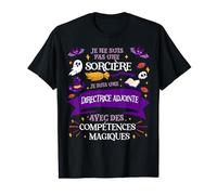 Pas Une Sorcière Je Suis Une Directrice Adjointe Cadeau T-Shirt