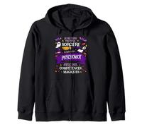 Pas Une Sorcière Je Suis Une Psychomot Cadeau Sweat à Capuche
