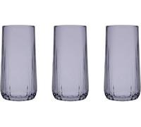 Pasabahce 420695 Nova Verre à boire Su Bardagi 3 pièces 360ML Gris Verres à cocktail Verre à jus de fruits
