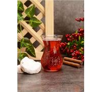 Pasabahce 42881 Timeless 6 verres à thé turcs Set de 6 verres à thé transparent