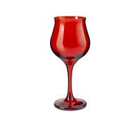 Pasabahce 518728 Wavy Lot de 6 verres à vin en verre, rouge, 37 cl