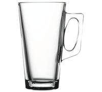 Pasabahce 55249 Lot de 6 verres à thé avec anse Vela 385 ml pour thé, latte macchiato, Irish Coffee, Punsch, vin chaud, chocolat chaud
