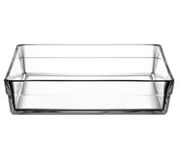 Pasabahce 59314 Borcam Moule à gâteau carré en verre avec bol ouvert
