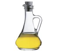 Pasabahce 80108 Lot de 2 bouteille huile & vinaigre avec bouchon en plastique "Olivia Toscane, pot à vinaigre & Burette d'huile, Lot de 2