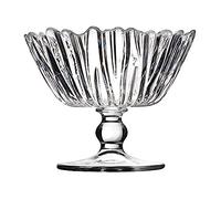 Pasabahce 95833L Aurora Coupe en Verre avec Assiette, 14 cm