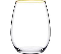 Pasabahce Amber Golden Touch Verres à boisson set de 6 pièces , 570ml-or