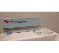 Pasabahçe Basic Lot de 6 Tasses V-Block, avec soucoupes cc8,5