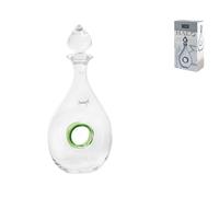 Pasabahce Décantateur En Verre Halo Vert 28 Carafes Et Fûts 1 Litre Transparent