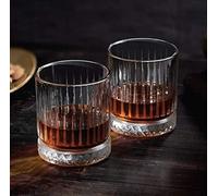 Pasabahce Elysia 520014 Lot de 4 verres à whisky au design rétro et cristal 210 ml