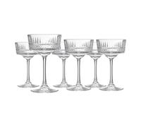 Pasabahce Elysia Lot de 6 tasses Champagne, verre, 26, 6 unités