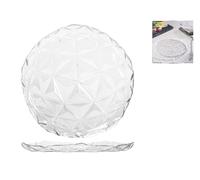 Pasabahce Ensemble De 6 Assiettes Plates Estrella En Verre Transparent 28 Cm