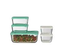 Pasabahce Ensemble de boîtes à Lunch, Multicolore, Standard