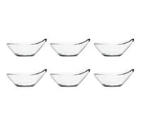 Pasabahce Gastroboutique 53942 Lot de 6 mini bols en verre en forme de goutte 9,7 cm