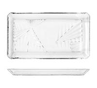 Pasabahce Lot de 2 Plateaux Madlen Rectangulaire, 22 x 12 cm