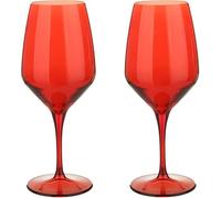 Pasabahce Lot de 2 verres à vin en verre rouge Allegra décor de table