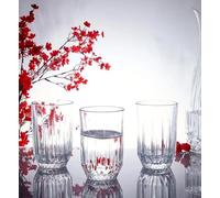 Pasabahce Lot de 6 verres à écho de The Original Pasabahce de Turquie - Verre durable et élégant pour eau, jus, boissons froides - Parfait pour offrir - Passe au lave-vaisselle (350 ml) - Transparent.
