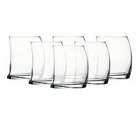 Pasabahce Lot de 6 verres à whisky 370 cc