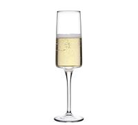 Pasabahce Lot de 6 verres flottants iconiques en verre transparent 19 cl - élégants, résistants et lavables au lave-vaisselle, parfaits pour les mousseux et le champagne
