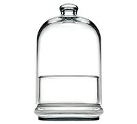 PASABAHCE Midi Patisserie en verre avec dôme, 11,5 x 19 H cm, Glass, multicolore