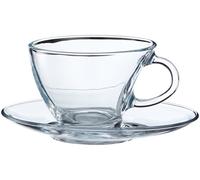 Pasabahce "Penguen" 98396 - 6 tasses et sous tasses cappuccino/thé