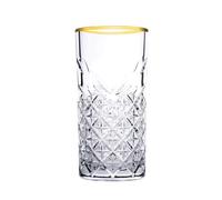 Pasabahce, Série Timeless, polyvalent, passe au lave-vaisselle, lot de 4 (295 ml, doré)
