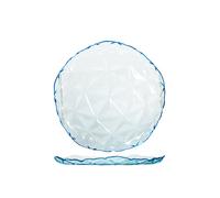 Pasabahce Service De Table 18 Pièces Étoile En Verre Bleu