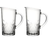 Pasabahce Timeless Carafe en verre Transparent 1,44 l (Lot de 2)
