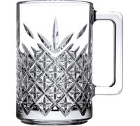 Pasabahce Timeless Set de 2 verres avec anse Verre à thé Verre à café Verre en cristal Aspect transparent 315ml