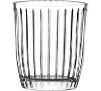 Pasabahce verre universel set de 4 verres rainurés Joy 28 cl résistant au lave-vaisselle moderne