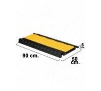Pasacables Para Suelo 5 Canales 90x50x5 cm.