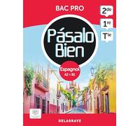 Pásalo Bien Espagnol 2de, 1re, Tle Bac Pro (2024) - Pochette élève
