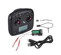 Pasamer éMetteur RéCepteur, éMetteur Flysky 2.4g 10ch Fs-I6s Et RéCepteur Rc Fs-Ia6b Ou Fs-Ia10b pour QuadricoptèRe(Noir)
