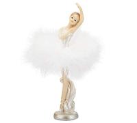 Pasamer Figurine de Ballerine en Résine pour Petits Métiers, Ballet Dancer Statue Figurine de Ballerine de Danse, Belle Danseuse Statue Décoration de La Maison, 8,7 X 3 X 3 Pouces(#037)