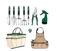 Pasbuteiy Kit de Jardinage pour Femme,11 Pièces : Accessoires de Plantation et de Creusement - Ensemble de Jardinage Résistant | pour Jardinière Papa Amis Pelouse Plage Extérieur